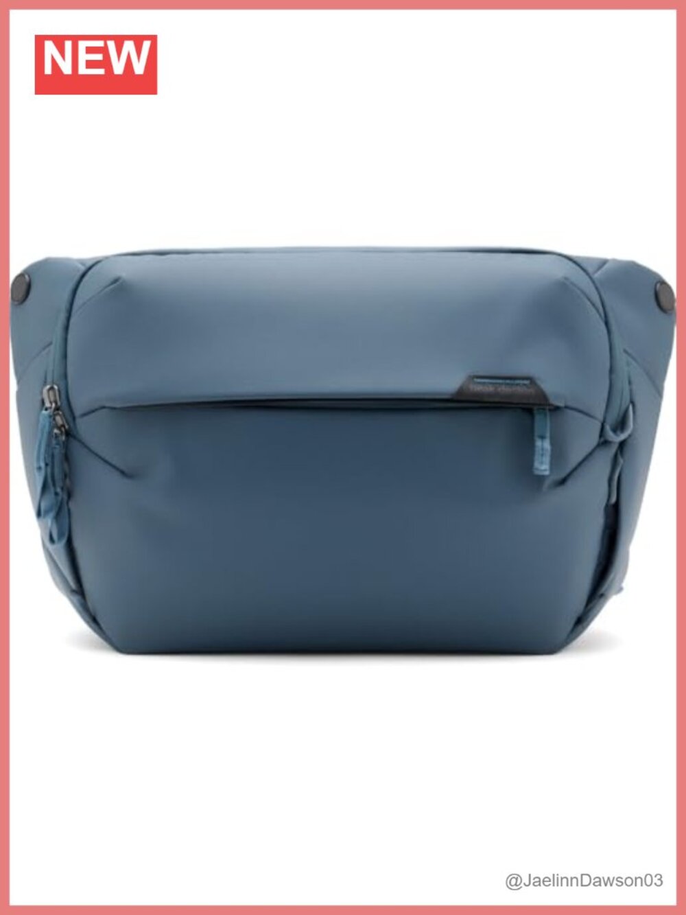 Versatile 3L Nylon Sling Bag with Adjustable Strap